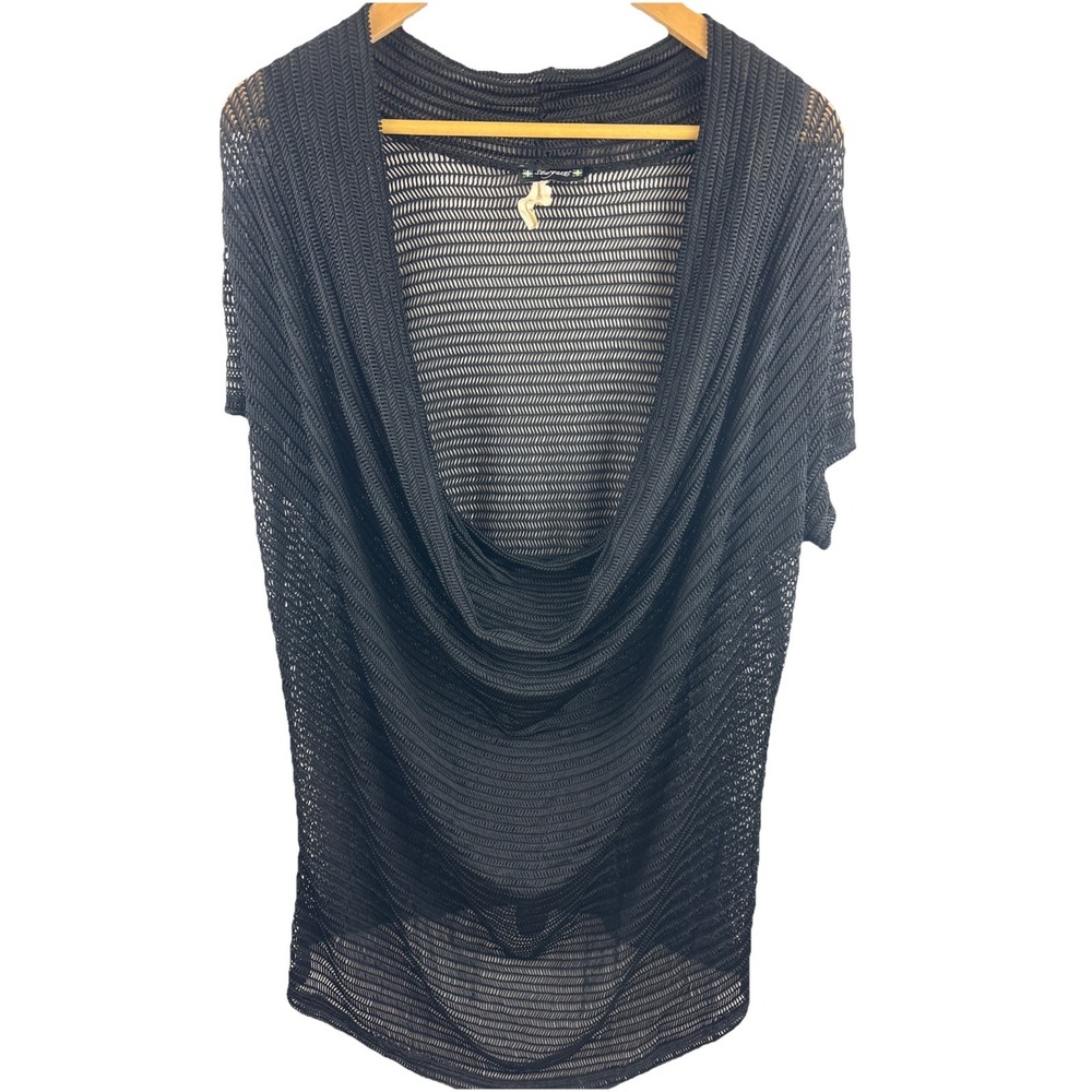 Stargazer Swimsuit‎ Cover Vintage  Sz 2XL Black Mesh Dark Romantic